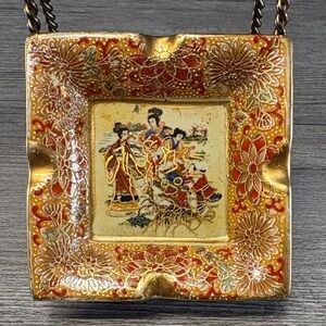 Vintage Satsuma Style Ashtray